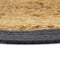 vidaXL - Placemats - 4 - st - 38 - cm - jute - en - katoen - natuurlijk - en - antraciet