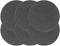 vidaXL - Placemats - 4 - st - 38 - cm - jute - en - katoen - natuurlijk - en - antraciet