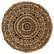 vidaXL - Placemats - 4 - st - rond - 38 - cm - jute - donkerbruin