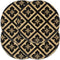 vidaXL - Placemats - 4 - st - rond - 38 - cm - jute - donkergrijs