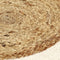 vidaXL - Placemats - 4 - st - rond - 38 - cm - jute - en - katoen - natuurlijk