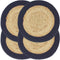 vidaXL - Placemats - 4 - st - rond - 38 - cm - jute - natuurlijk