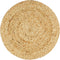 vidaXL - Placemats - 4 - st - rond - 38 - cm - jute - natuurlijk