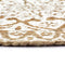 vidaXL - Placemats - 4 - st - rond - 38 - cm - jute - wit