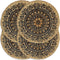 vidaXL - Placemats - 4 - st - rond - 38 - cm - jute - wit