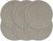 vidaXL - Placemats - 4 - st - rond - 38 - cm - katoen - effen - zwart