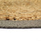 vidaXL - Placemats - 6 - st - 38 - cm - jute - en - katoen - natuurlijk - en - grijs