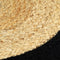 vidaXL - Placemats - 6 - st - 38 - cm - jute - en - katoen - natuurlijk - en - zwart