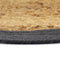 vidaXL - Placemats - 6 - st - 38 - cm - jute - en - katoen - natuurlijk - en - antraciet