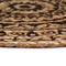 vidaXL - Placemats - 6 - st - rond - 38 - cm - jute - donkerbruin