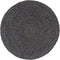 vidaXL - Placemats - 6 - st - rond - 38 - cm - jute - donkergrijs