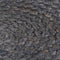 vidaXL - Placemats - 6 - st - rond - 38 - cm - jute - donkergrijs