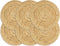 vidaXL - Placemats - 6 - st - rond - 38 - cm - jute - natuurlijk