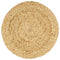 vidaXL - Placemats - 6 - st - rond - 38 - cm - jute - natuurlijk