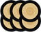 vidaXL - Placemats - 6 - st - rond - 38 - cm - jute - wit