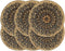 vidaXL - Placemats - 6 - st - rond - 38 - cm - jute - wit