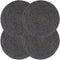 vidaXL - Placemats - 6 - st - rond - 38 - cm - jute - wit