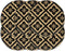 vidaXL - Placemats - 6 - st - rond - 38 - cm - katoen - effen - grijs