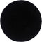 vidaXL - Placemats - 6 - st - rond - 38 - cm - katoen - effen - zwart