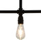 vidaXL Plafondlamp 3xE27 zwart