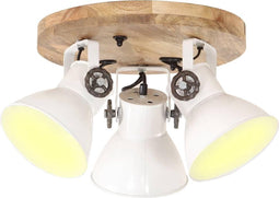 vidaXL Plafondlamp industrieel 25 W E27 42x27 cm wit