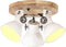 vidaXL Plafondlamp industrieel 25 W E27 42x27 cm wit