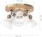 vidaXL Plafondlamp industrieel 25 W E27 42x27 cm wit
