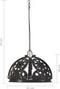 vidaXL Plafondlamp industrieel kettingwiel-ontwerp E27 45 cm