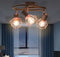 vidaXL Plafondlamp met 3 filament LED-lampen 12 W