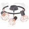 vidaXL Plafondlamp met 3 filament LED-lampen 12 W
