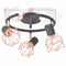 vidaXL Plafondlamp met 3 filament LED-lampen 12 W