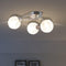 vidaXL Plafondlamp met 3 LED-lampen G9 120 W