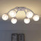 vidaXL Plafondlamp met 6 LED-lampen G9 240 W