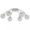 vidaXL Plafondlamp met 6 LED-lampen G9 240 W