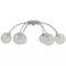 vidaXL Plafondlamp met 6 LED-lampen G9 240 W