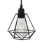 vidaXL Plafondlamp met diamantvorm 3xE27 zwart