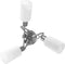 vidaXL Plafondlamp met keramieke cilindervormige kappen 3xE14 wit