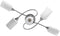 vidaXL Plafondlamp met keramieken cilindervormige kappen 5xE14 wit