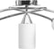 vidaXL Plafondlamp met keramieken cilindervormige kappen 5xE14 wit