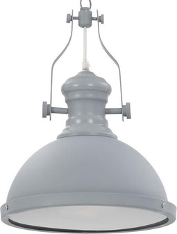 vidaXL Plafondlamp rond E27 grijs