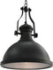 vidaXL Plafondlamp rond E27 zwart