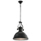 vidaXL Plafondlamp rond E27 zwart