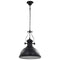 vidaXL Plafondlamp rond E27 zwart