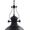 vidaXL Plafondlamp rond E27 zwart
