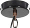 vidaXL Plafondlampen 2 st rond E27 zwart
