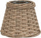 vidaXL - Plafondlampenkap - Ø15x12 - cm - wicker - bruin