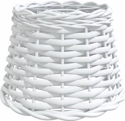vidaXL - Plafondlampenkap - Ø20x15 - cm - wicker - wit