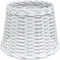 vidaXL - Plafondlampenkap - Ø30x20 - cm - wicker - wit