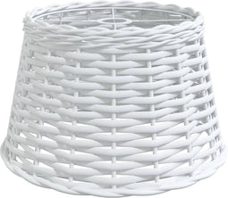 vidaXL - Plafondlampenkap - Ø38x23 - cm - wicker - wit
