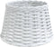 vidaXL - Plafondlampenkap - Ø38x23 - cm - wicker - wit